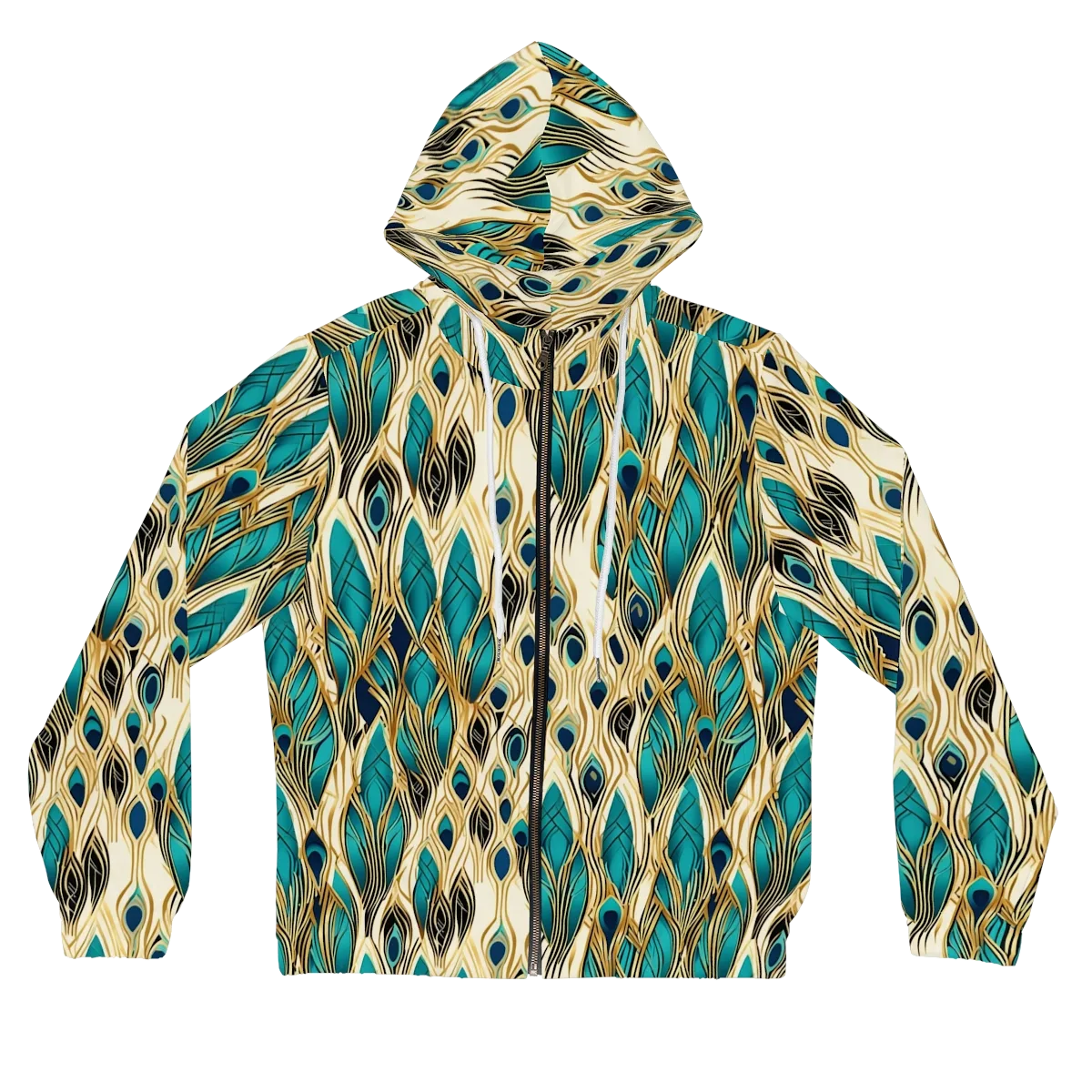 Aurum Featherfall on Women's Full-Zip Hoodie — Front