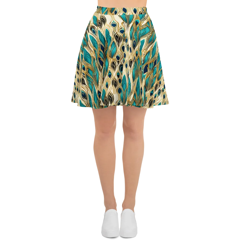 Aurum Featherfall on Skater Skirt — Front
