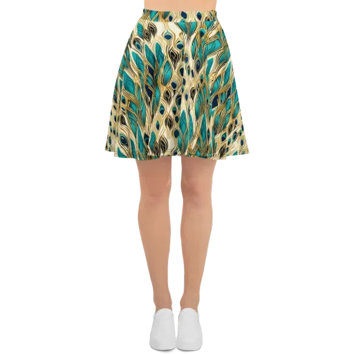 Aurum Featherfall on a Skater Skirt