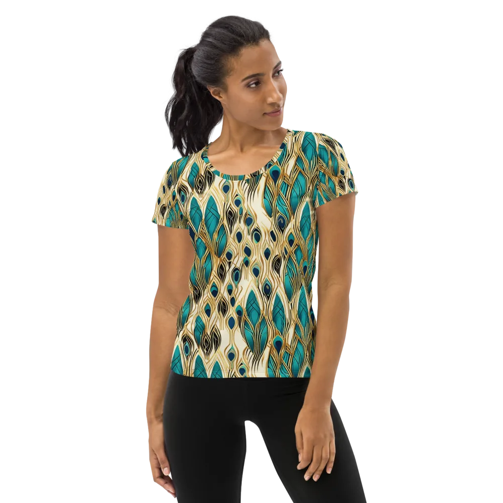 Aurum Featherfall on Women's Athletic T-Shirt — Front