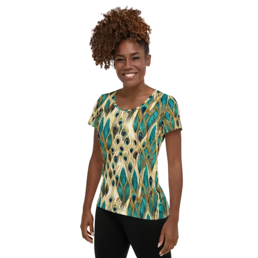 Aurum Featherfall on a Women's Athletic T-Shirt