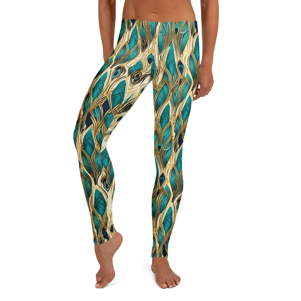 Aurum Featherfall on Leggings — Front