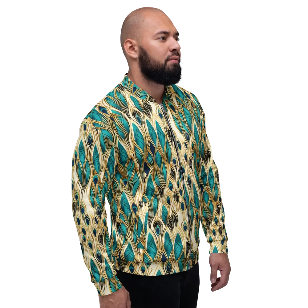 Aurum Featherfall on Bomber Jacket — Right