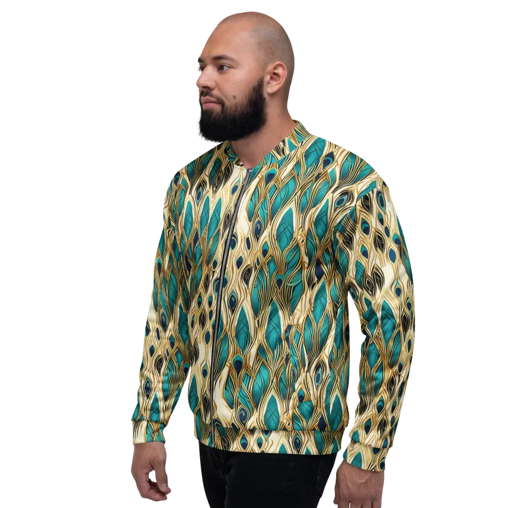 Aurum Featherfall on Bomber Jacket — Left