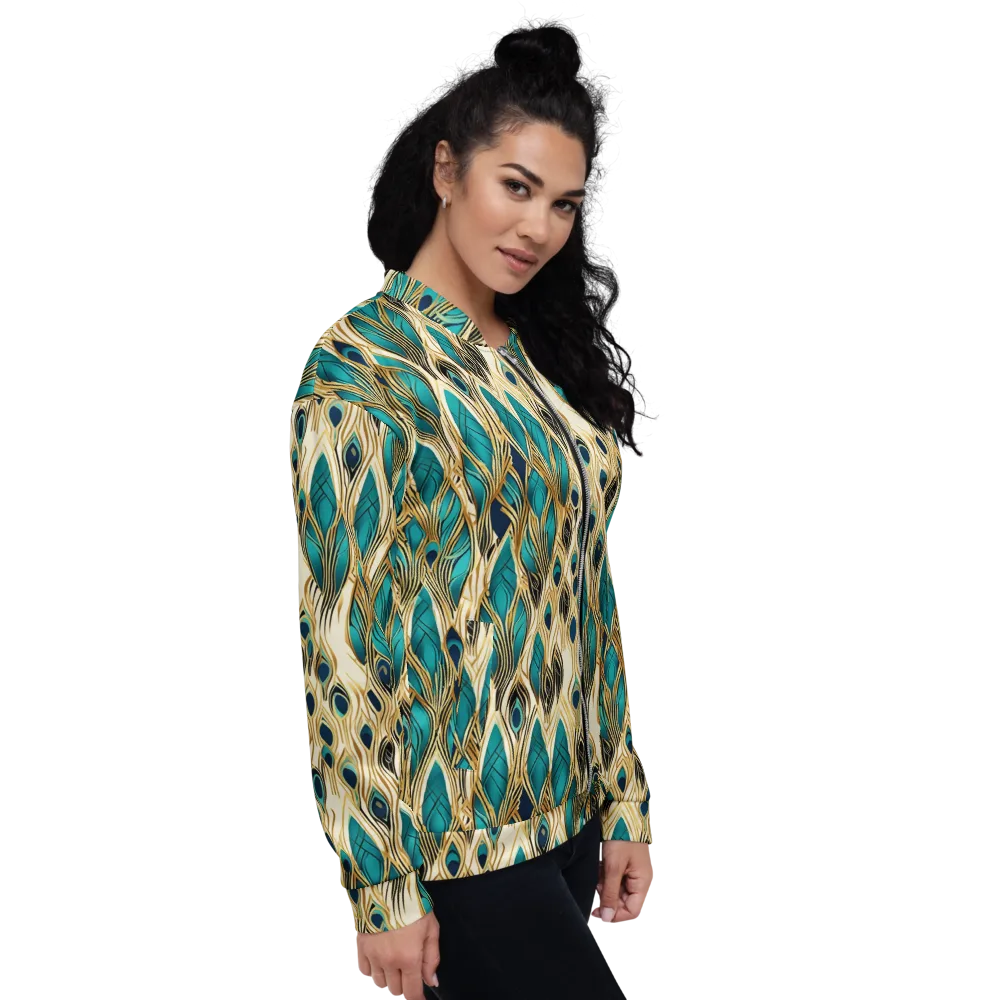 Aurum Featherfall on Bomber Jacket — Right
