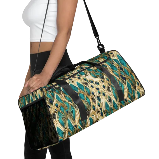 Aurum Featherfall on a Duffle Bag