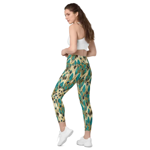 Aurum Featherfall on a Leggings with Pockets