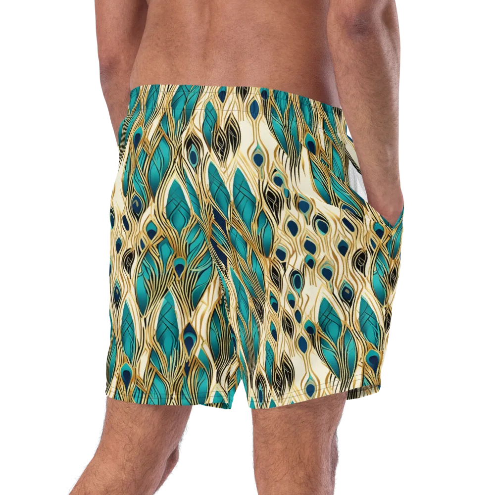 Aurum Featherfall on Swim Trunks — Right Back