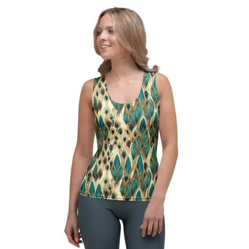 Aurum Featherfall on a Women's Tank Top
