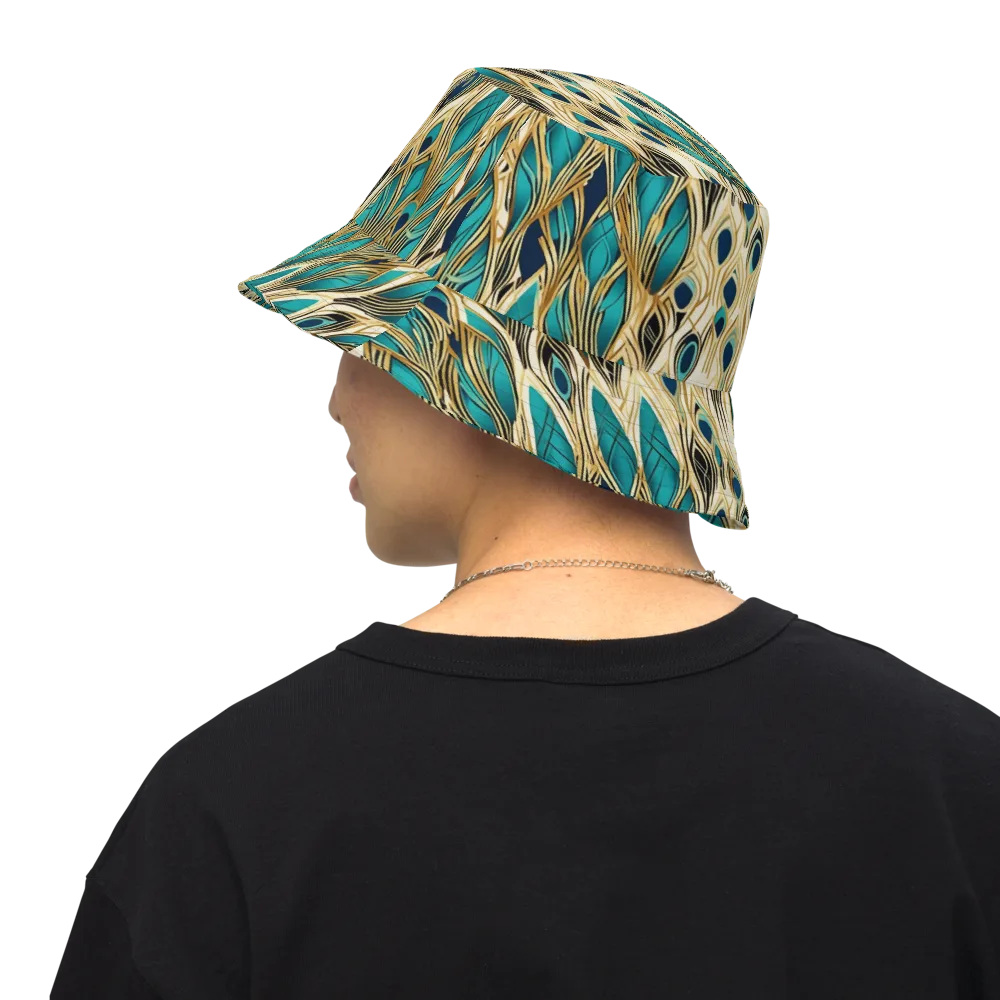 Aurum Featherfall on Reversible Bucket Hat — Back Inside