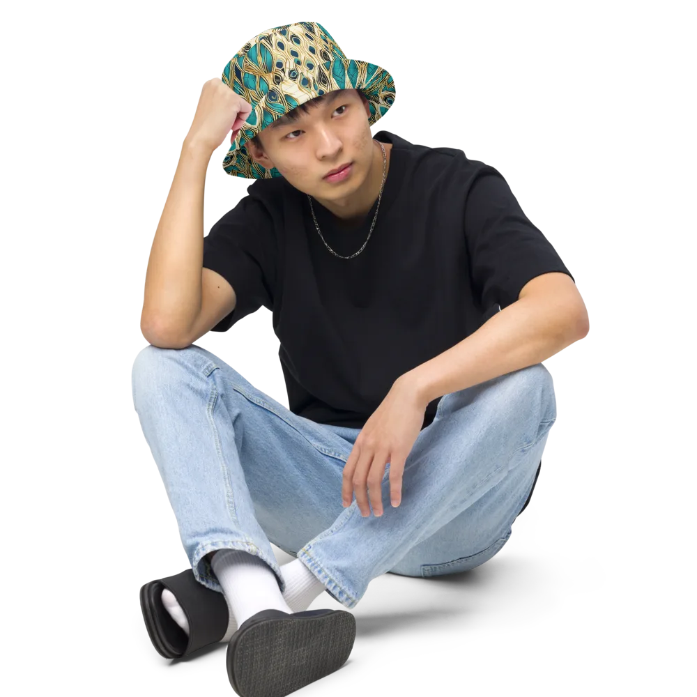 Aurum Featherfall on Reversible Bucket Hat — Front 2 Inside
