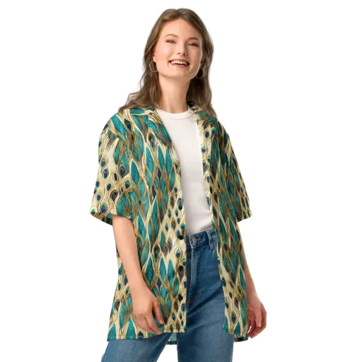 Aurum Featherfall on a Button Shirt