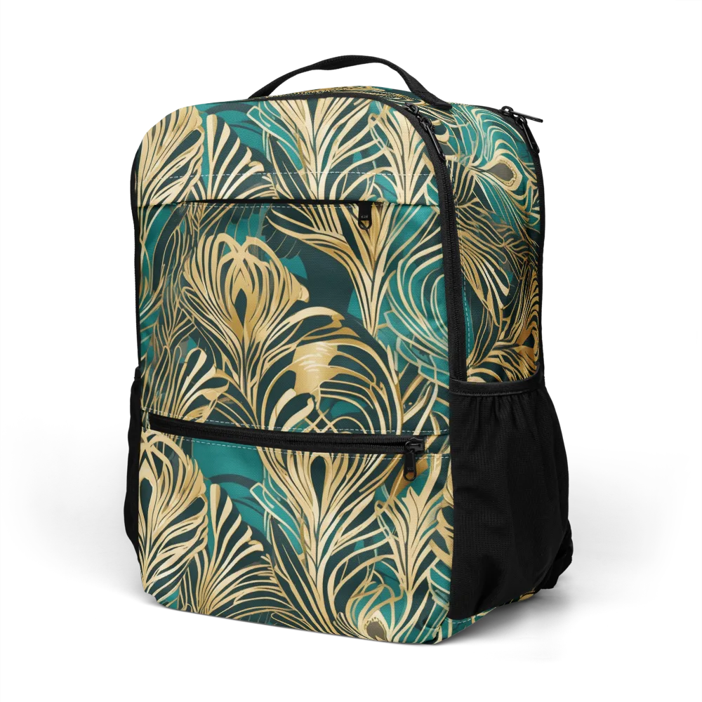 Gilded Tropics on Utility Backpack — Left Front