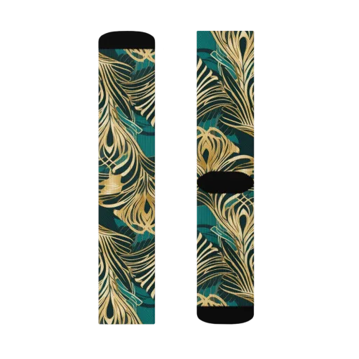 Gilded Tropics on a Socks