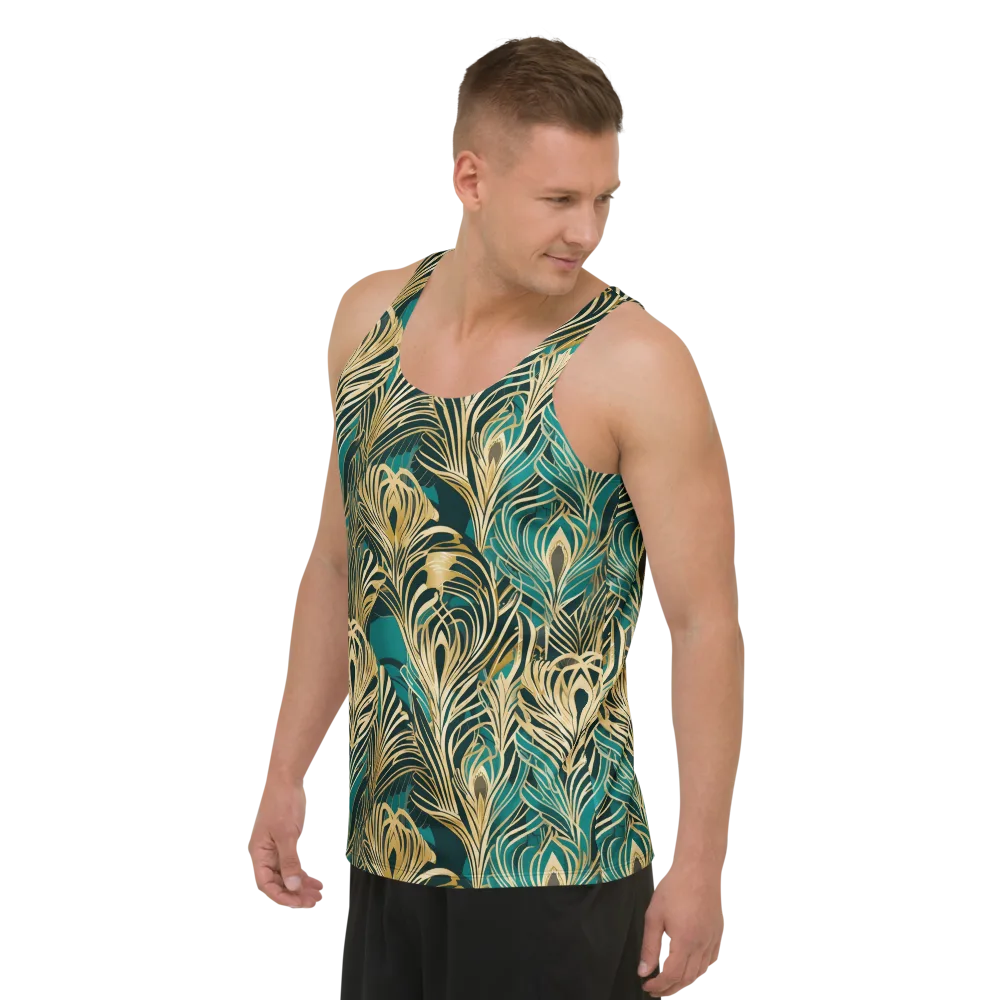 Gilded Tropics on Men's Tank Top — Left Front