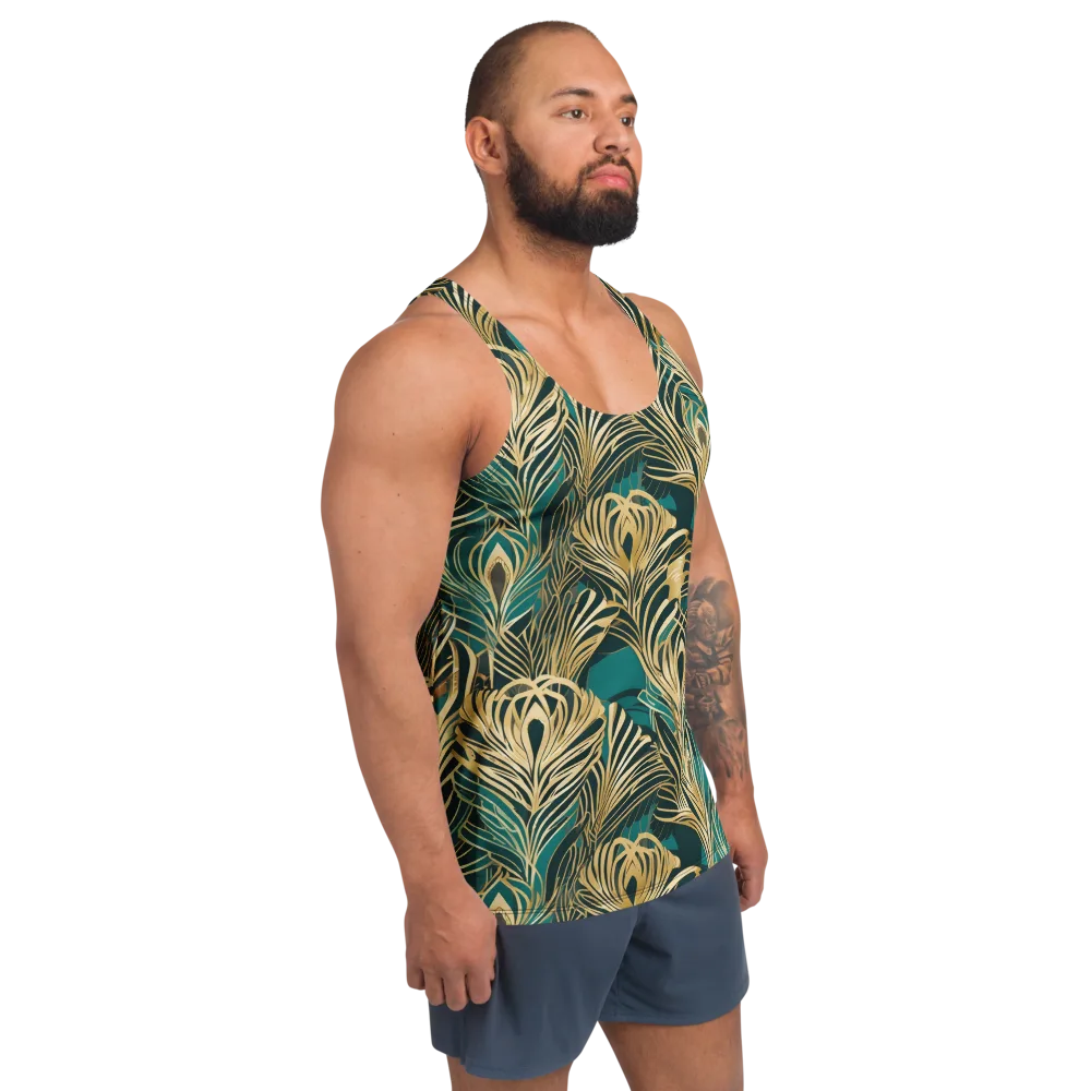 Gilded Tropics on Men's Tank Top — Right Front
