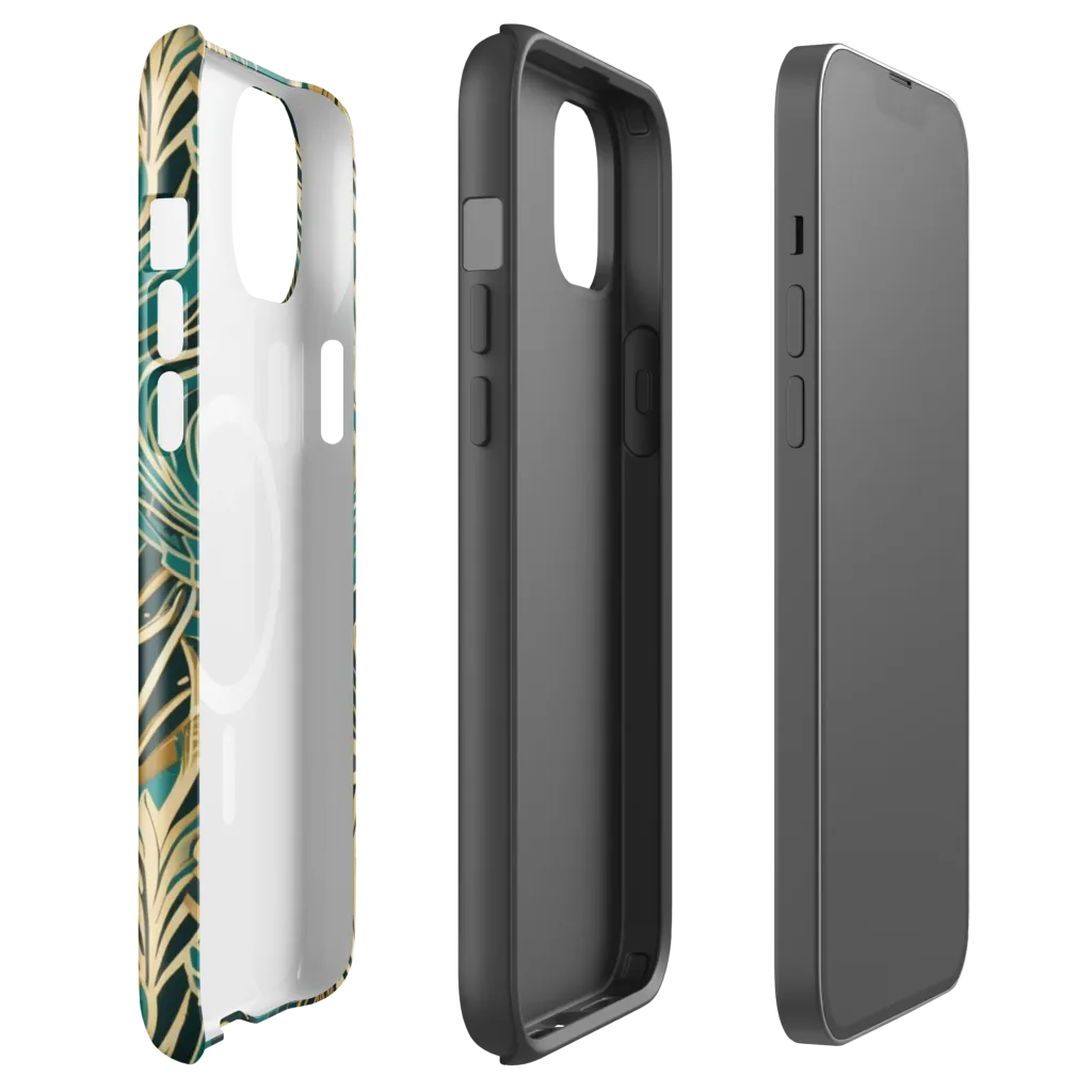 Gilded Tropics on MagSafe Tough Case for iPhone® — Front
