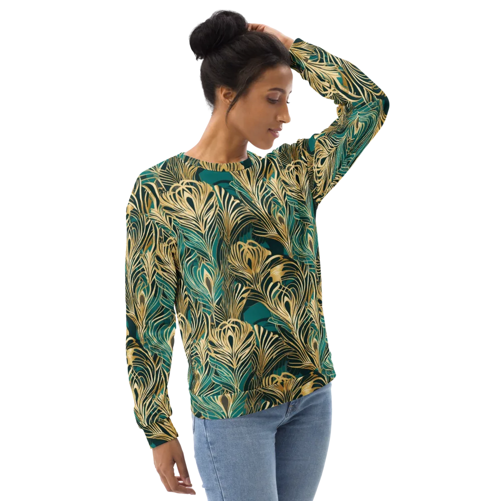 Gilded Tropics on Sweatshirt — Right Front