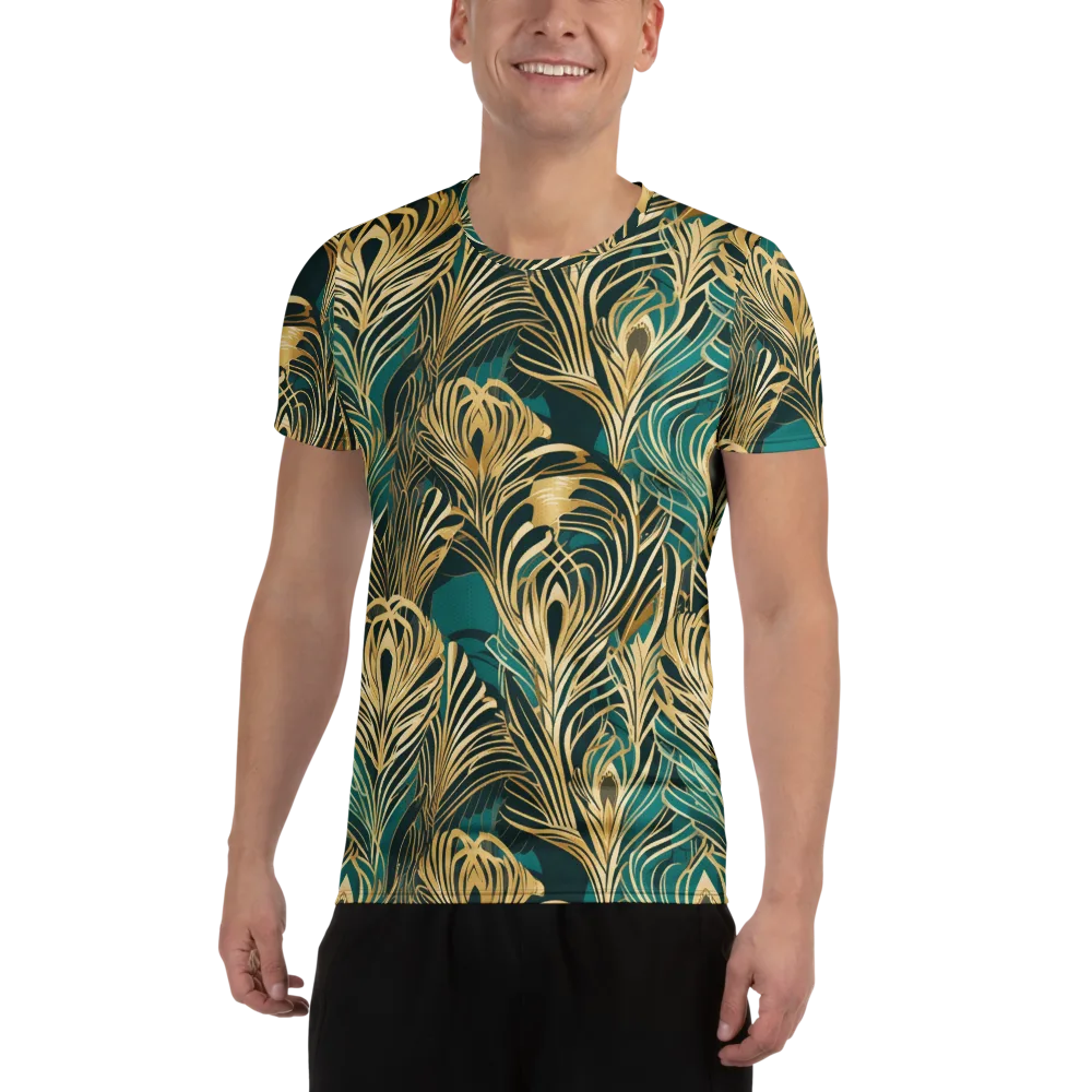 Gilded Tropics on Men's Athletic T-Shirt — Front