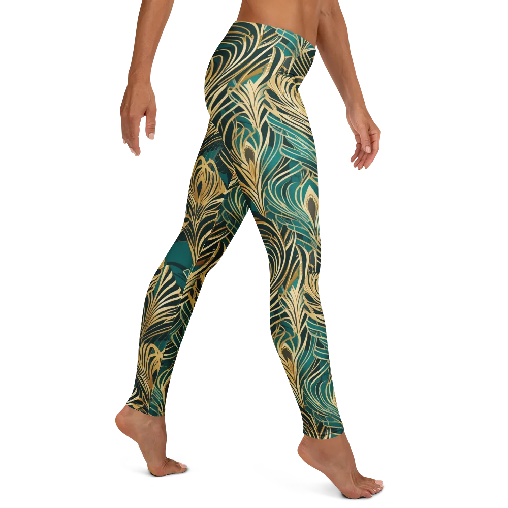 Gilded Tropics on Leggings — Right