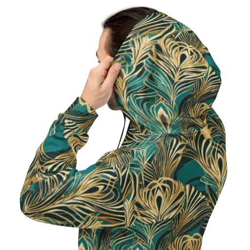 Gilded Tropics on a Hoodie