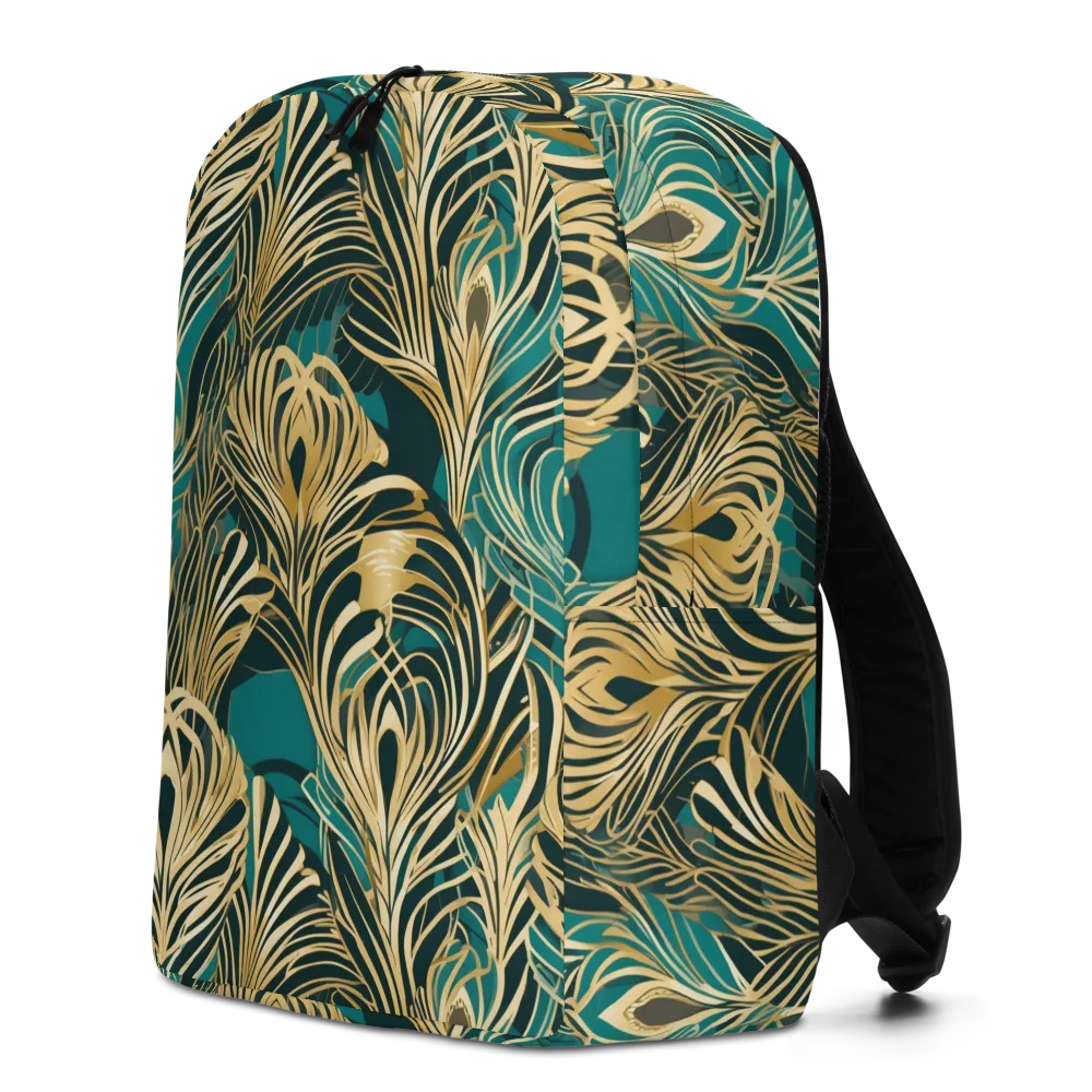 Gilded Tropics on Minimalist Backpack — Left