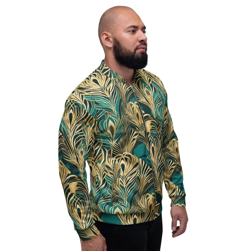 Gilded Tropics on Bomber Jacket — Right