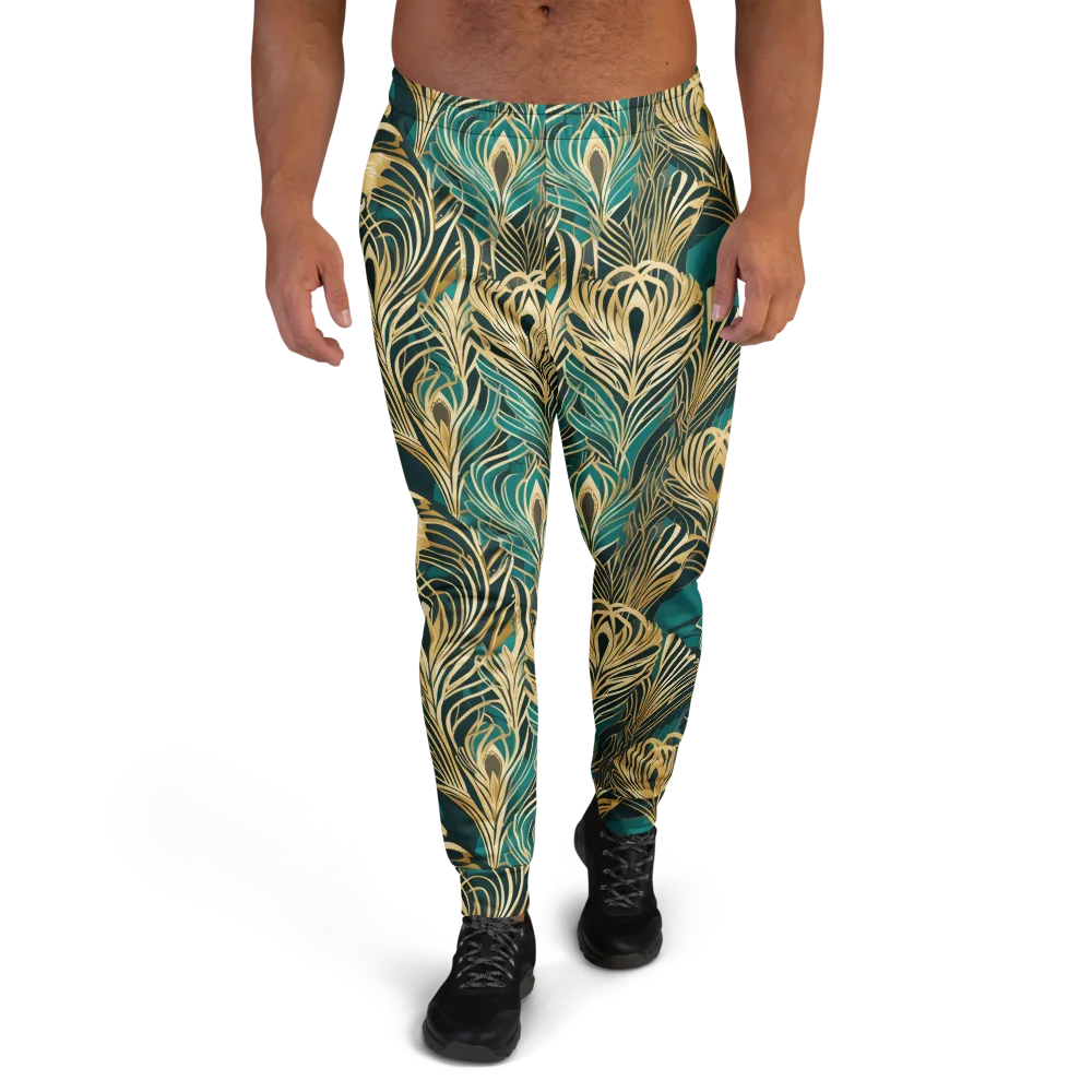 Gilded Tropics on Men's Joggers — Front