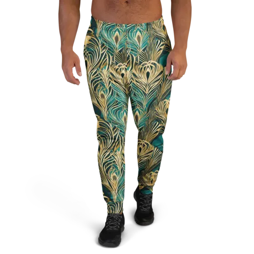 Gilded Tropics on a Men's Joggers