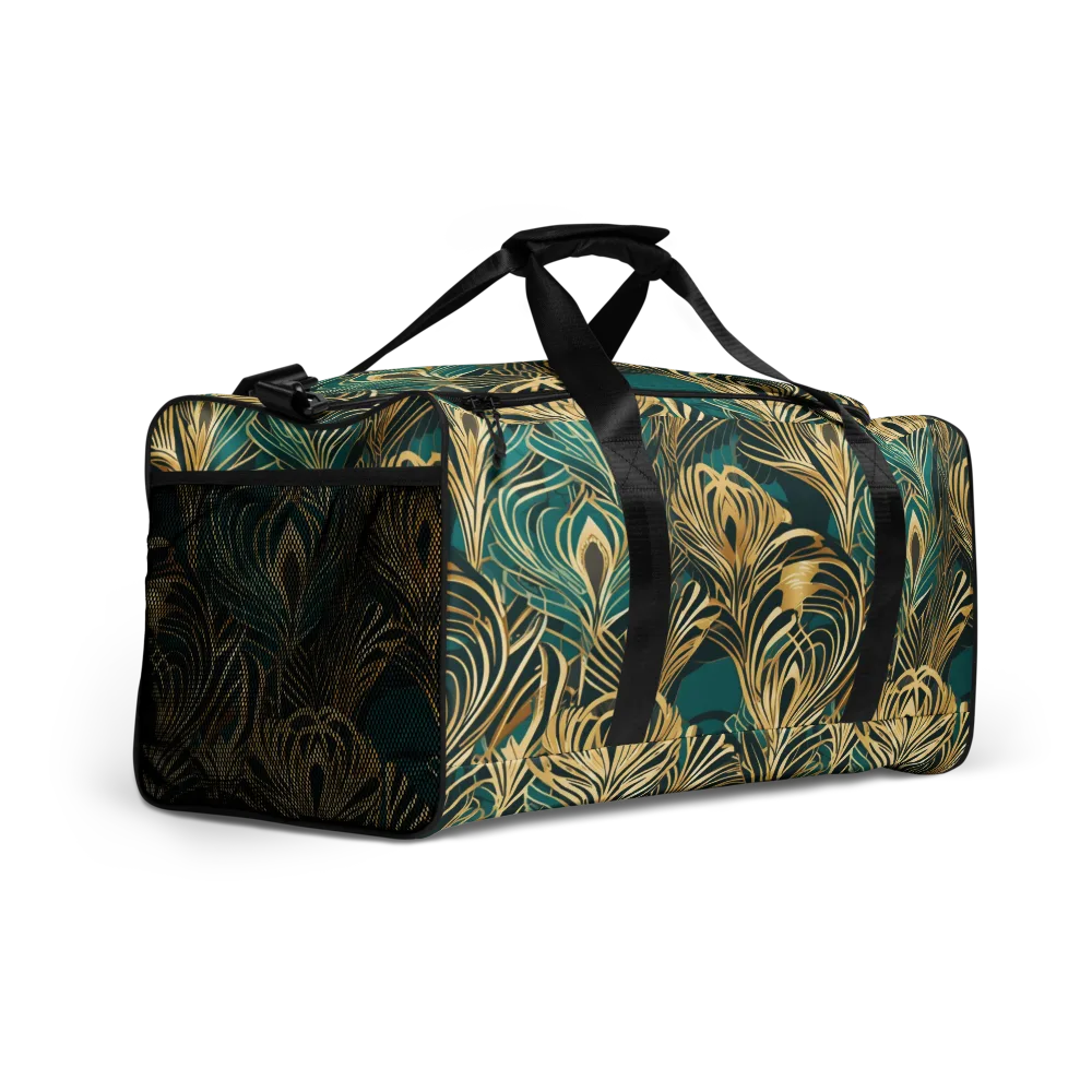 Gilded Tropics on Duffle Bag — Right Front