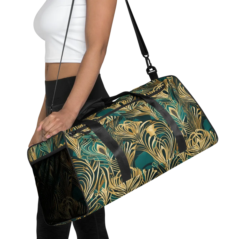 Gilded Tropics on Duffle Bag — Front