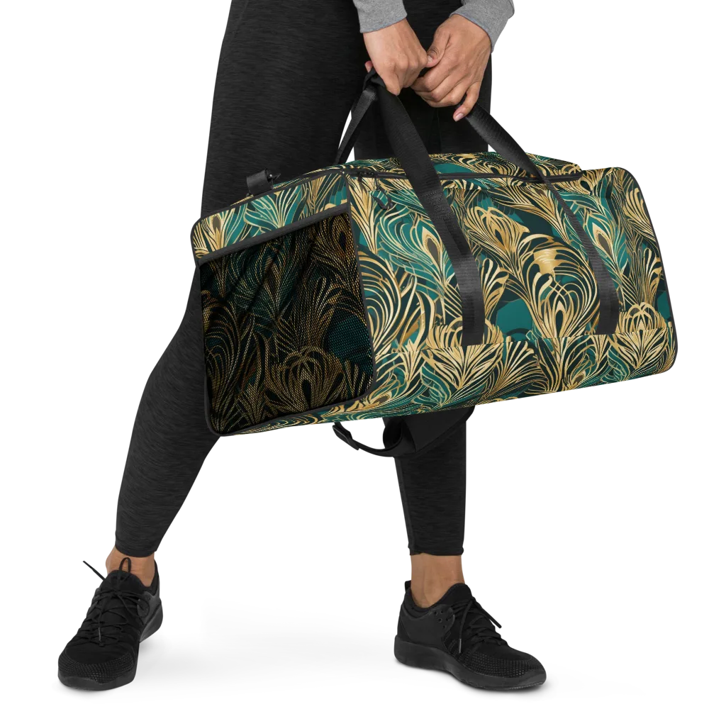 Gilded Tropics on Duffle Bag — Right Front
