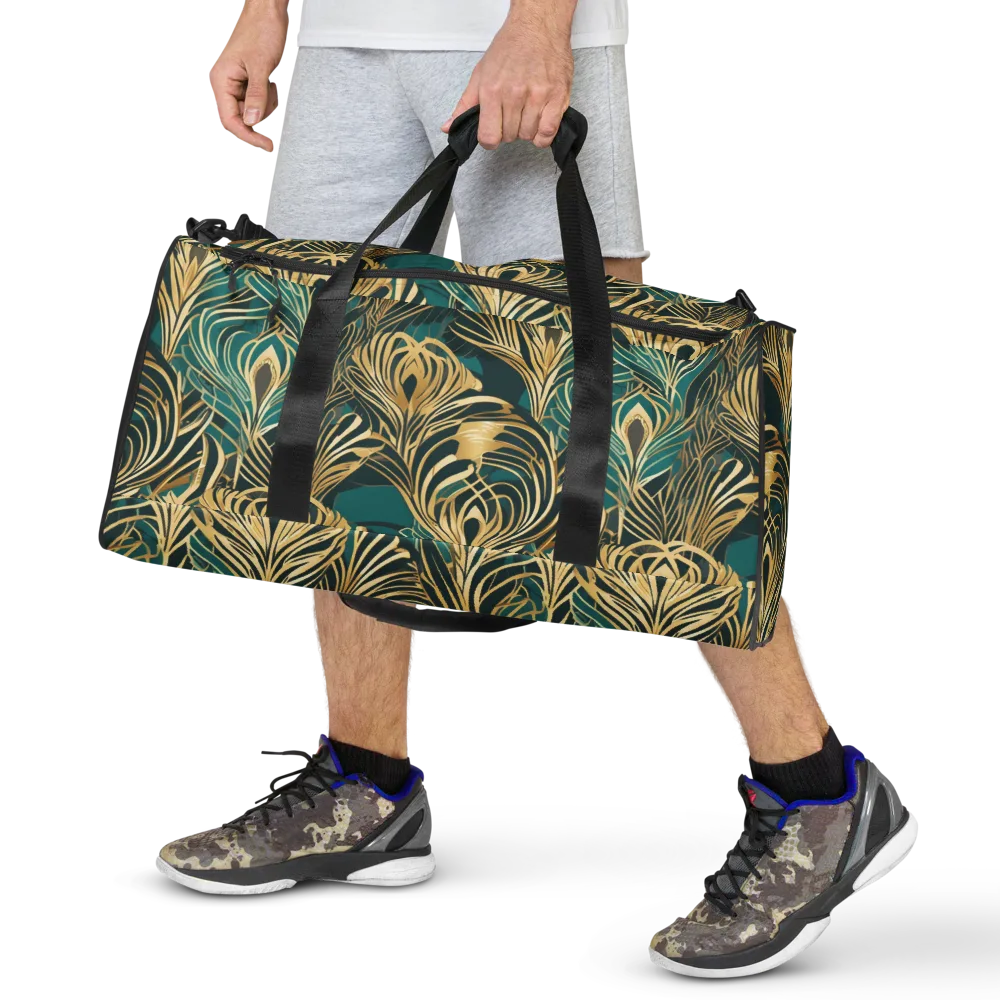 Gilded Tropics on Duffle Bag — Front