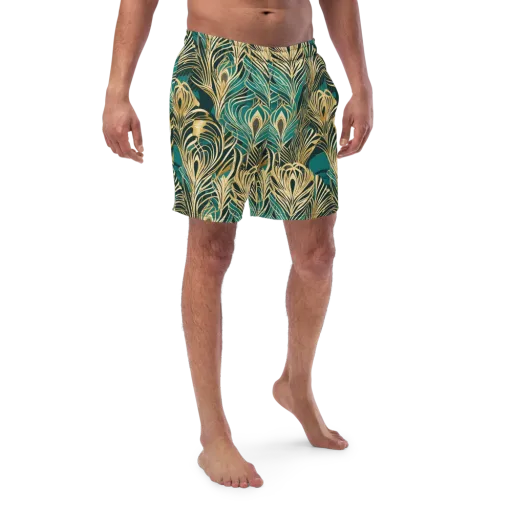Gilded Tropics on a Swim Trunks