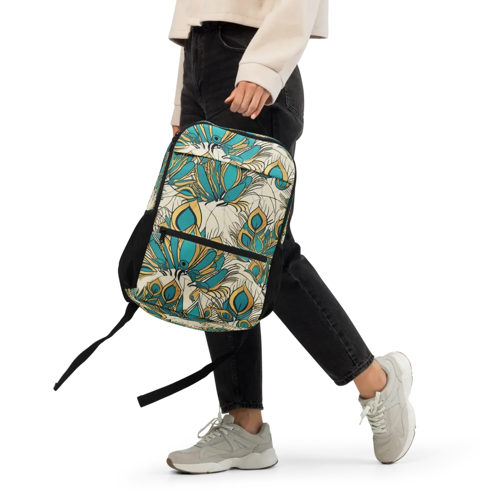 Peacock Gilt on Utility Backpack — Front