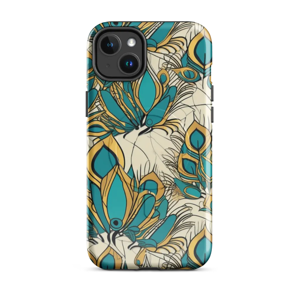 Peacock Gilt on MagSafe Tough Case for iPhone® — Front