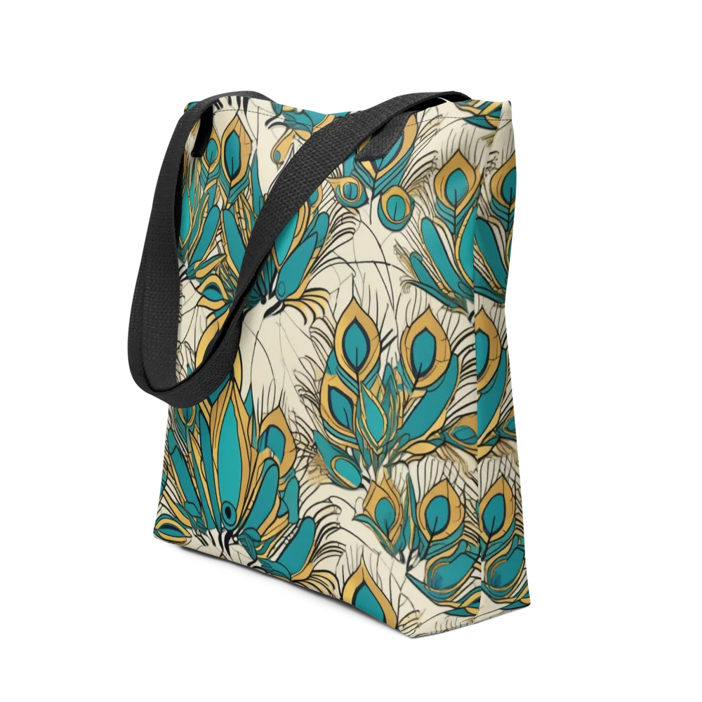 Peacock Gilt on Tote Bag — Front