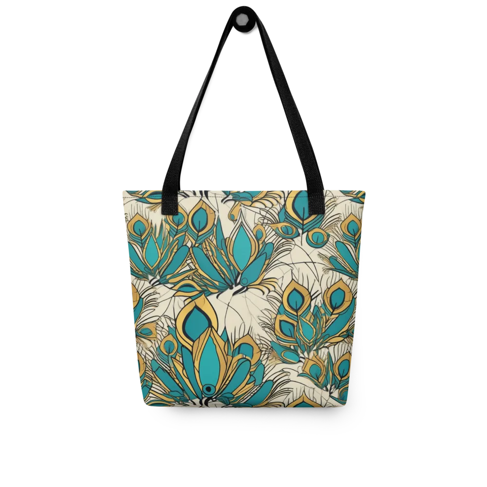 Peacock Gilt on Tote Bag — Front