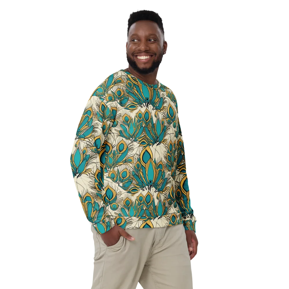 Peacock Gilt on Sweatshirt — Front