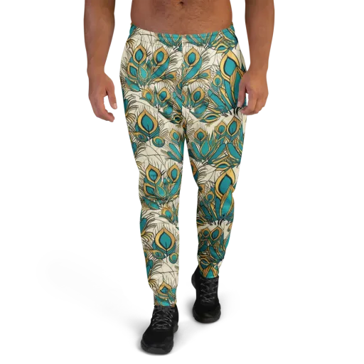Peacock Gilt on a Men's Joggers