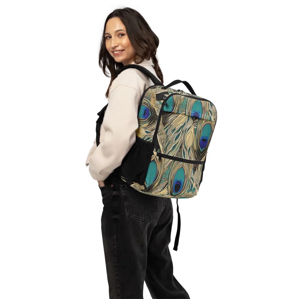 Gilded Iridescence on Utility Backpack — Back