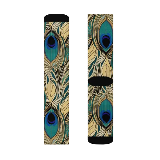 Gilded Iridescence on a Socks