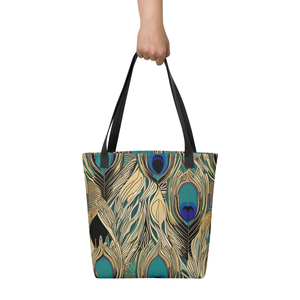 Gilded Iridescence on Tote Bag — Front