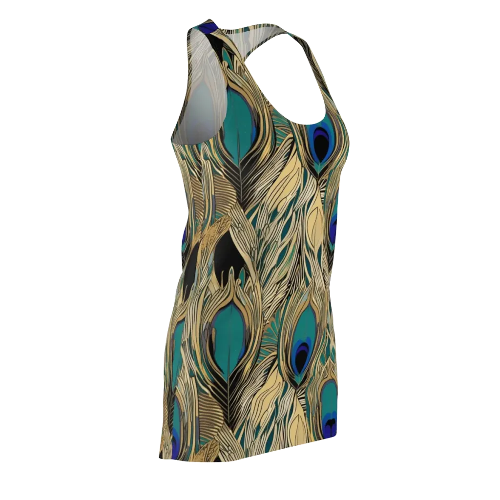 Gilded Iridescence on Racerback Dress — Front Side