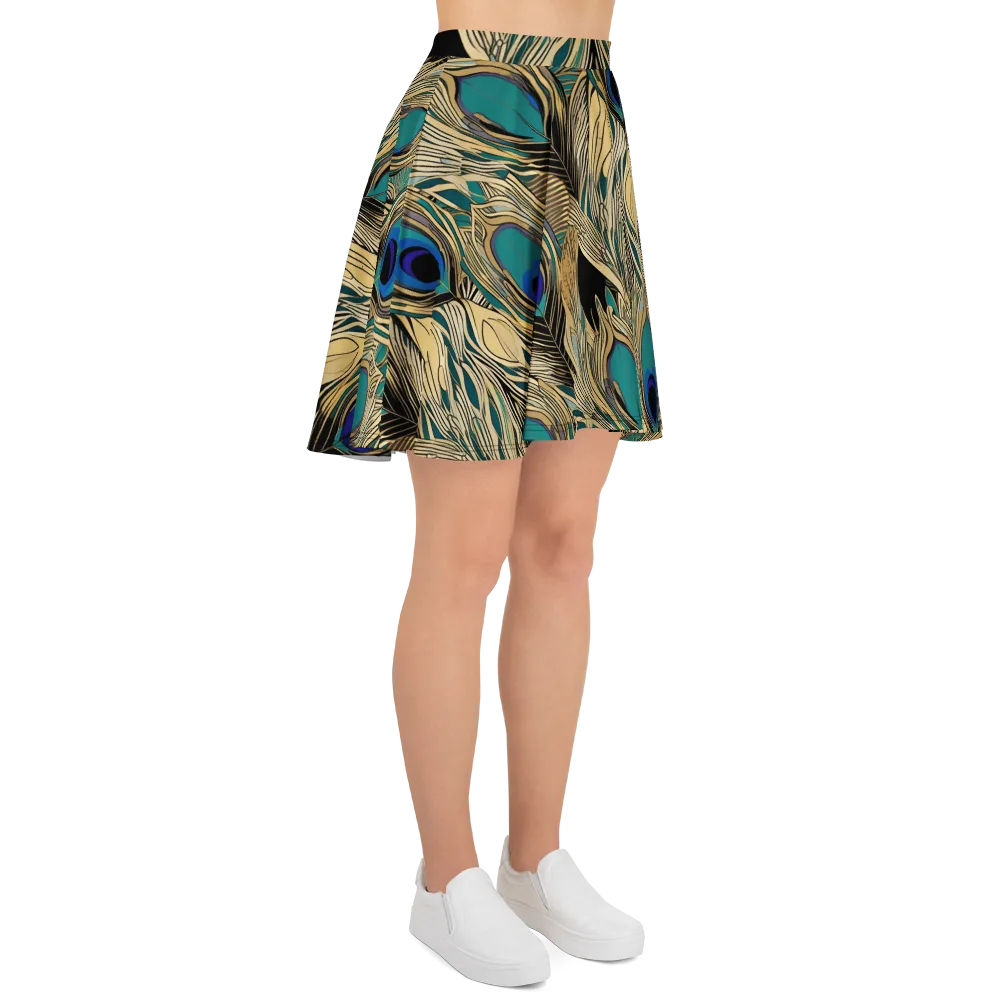 Gilded Iridescence on Skater Skirt — Right