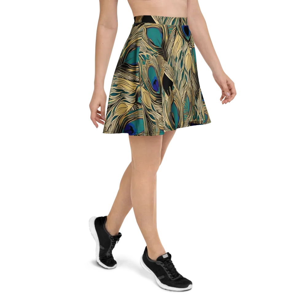 Gilded Iridescence on Skater Skirt — Right