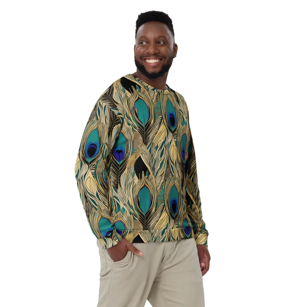 Gilded Iridescence on Sweatshirt — Front