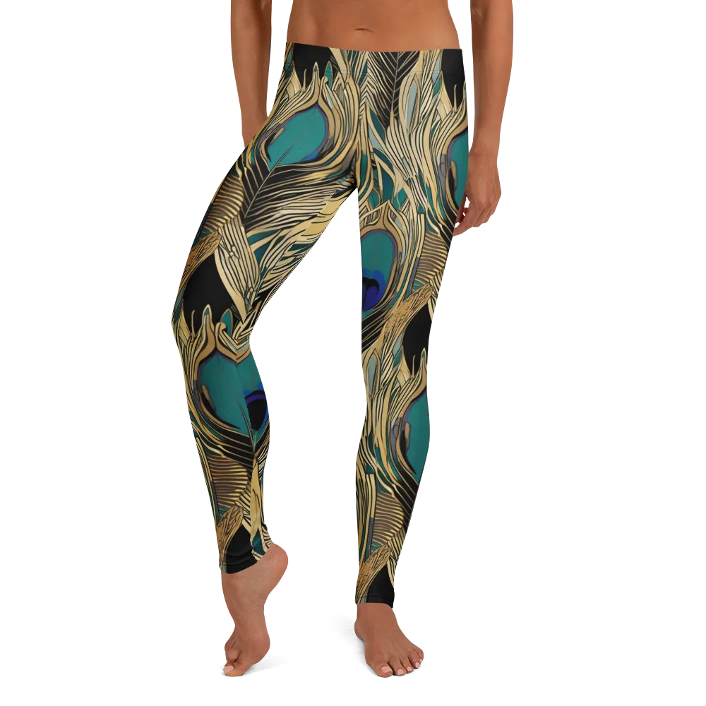 Gilded Iridescence on Leggings — Front