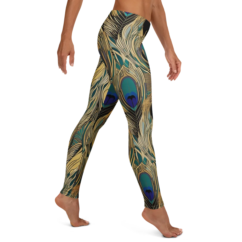 Gilded Iridescence on Leggings — Right