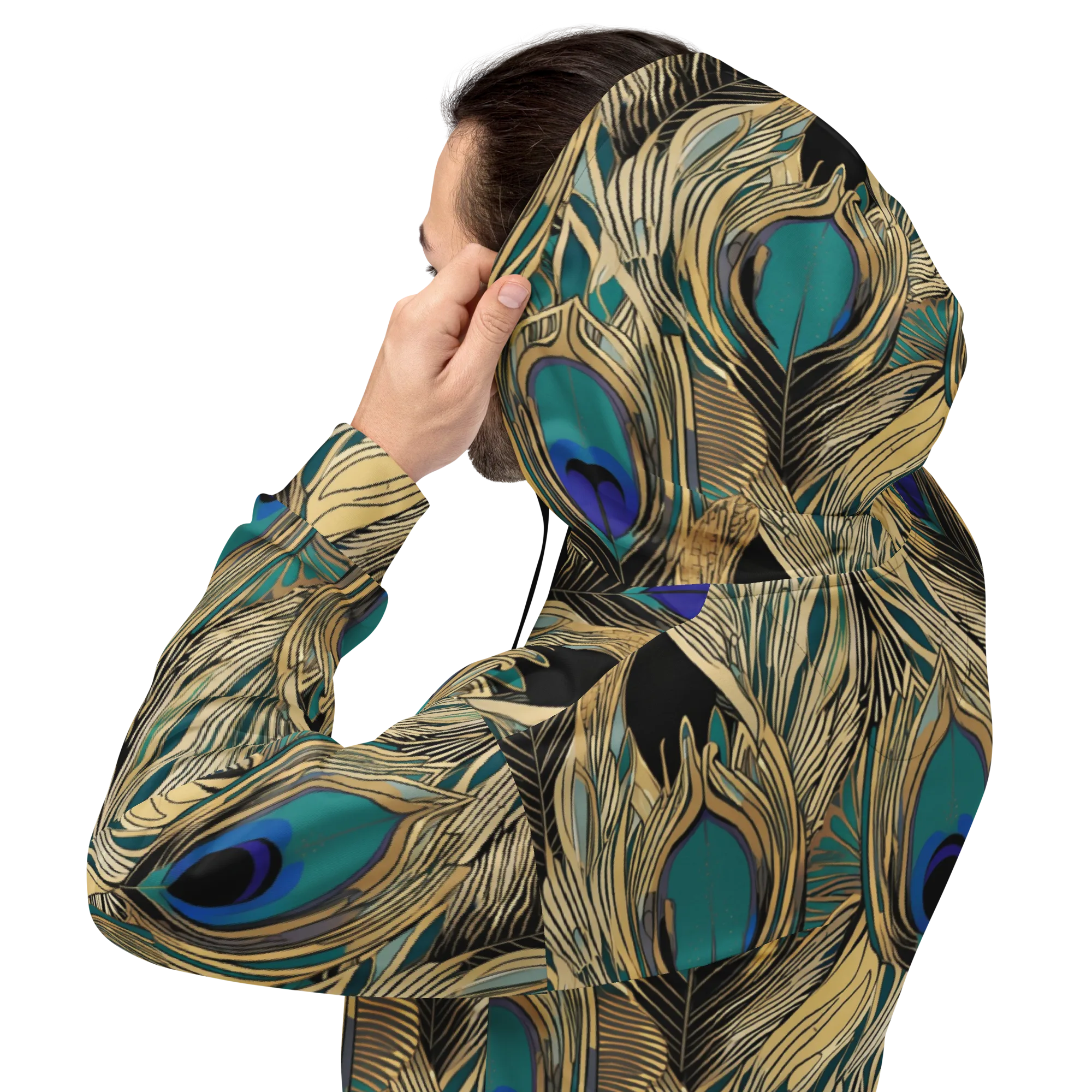 Gilded Iridescence on Hoodie — Back